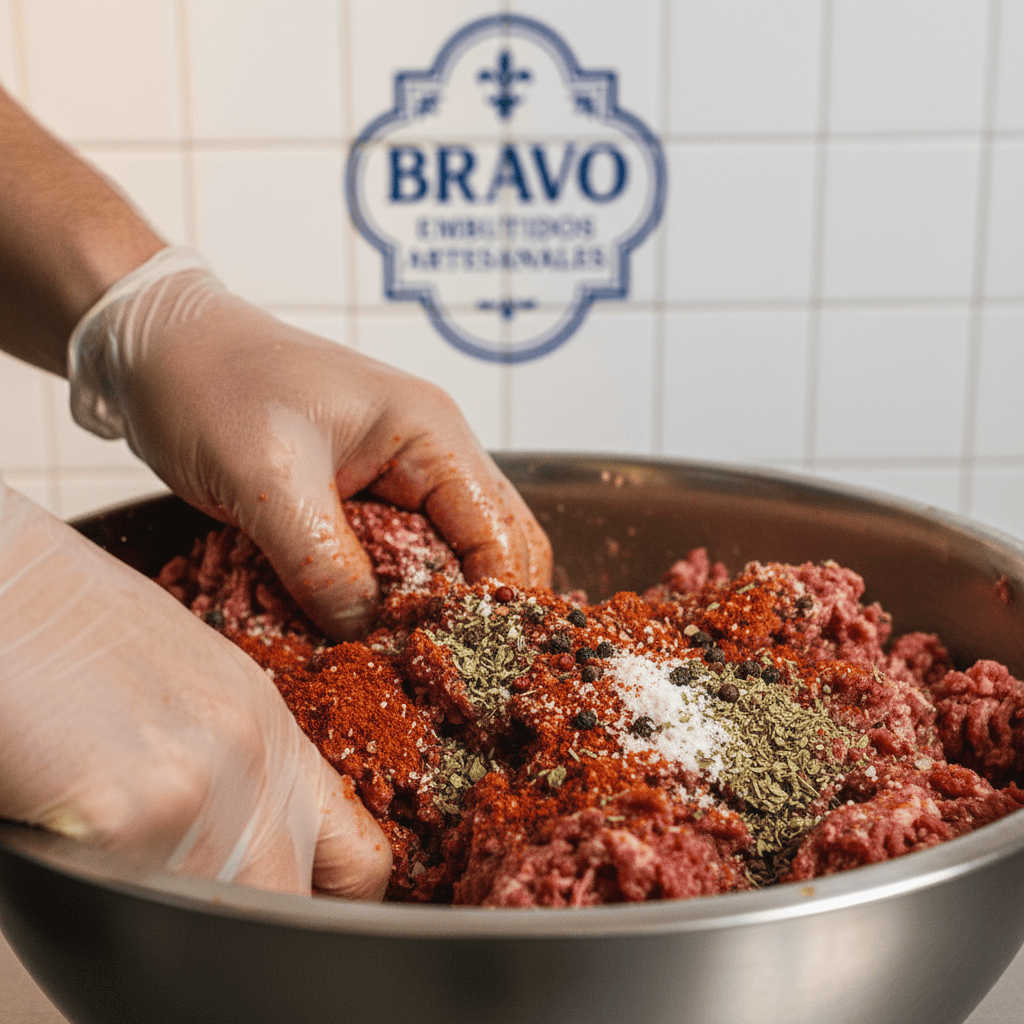 Selección de productos cárnicos artesanales BRAVO